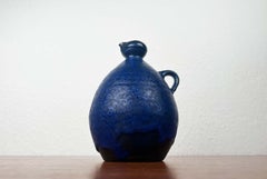 Mitte des Jahrhunderts Modern Brutalist Deutsch Studio Pottery Vase Gerhard Liebenthron 1975