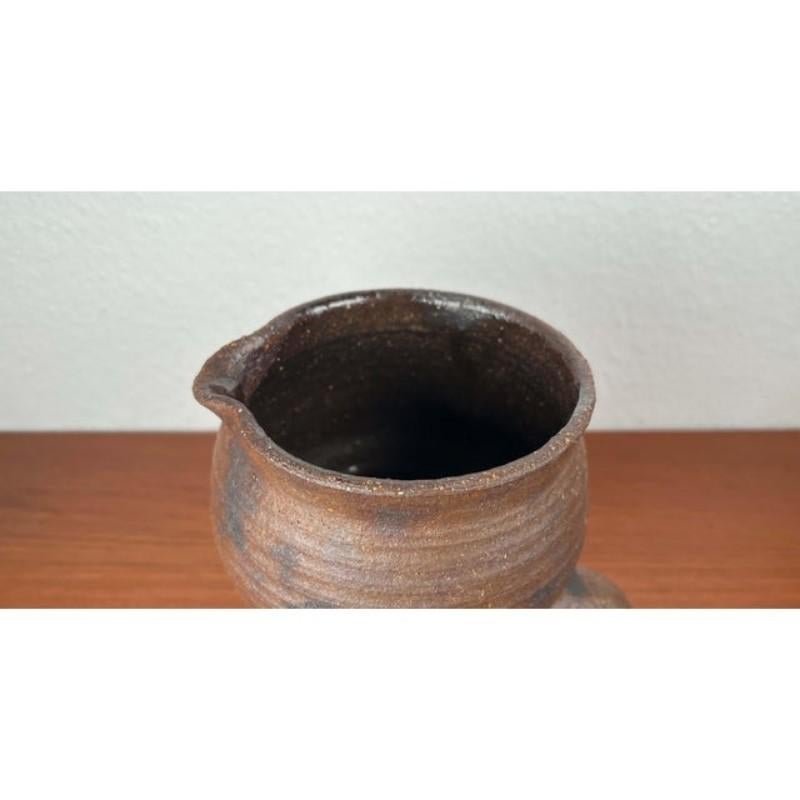 Brutalistische deutsche Studio-Vase von Gerhard Liebenthron aus der Jahrhundertmitte, 1974 im Angebot 9