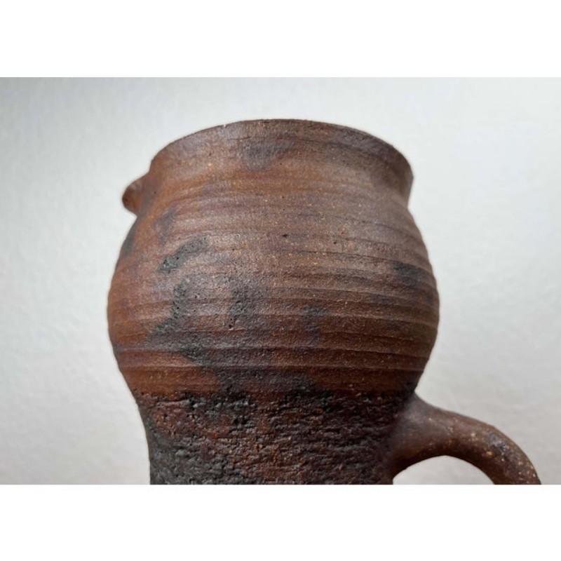 Brutalistische deutsche Studio-Vase von Gerhard Liebenthron aus der Jahrhundertmitte, 1974 im Zustand „Gut“ im Angebot in Hamburg, DE
