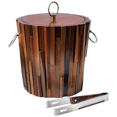 Mid-Century Modern Brutalist Ice Bucket