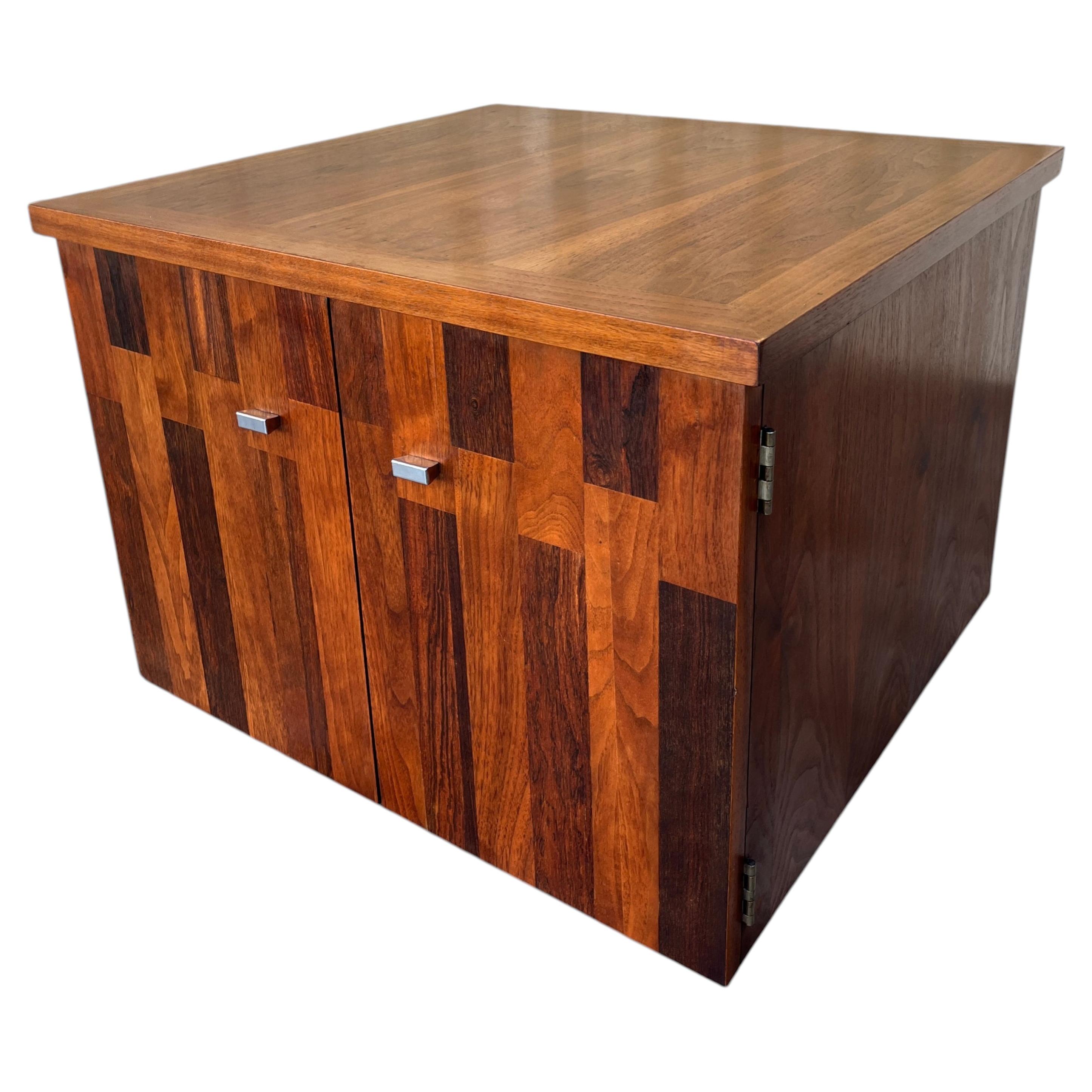 Mid-Century Modern Brutalist Inspired Side Table by Lane Furniture. Early 1970s