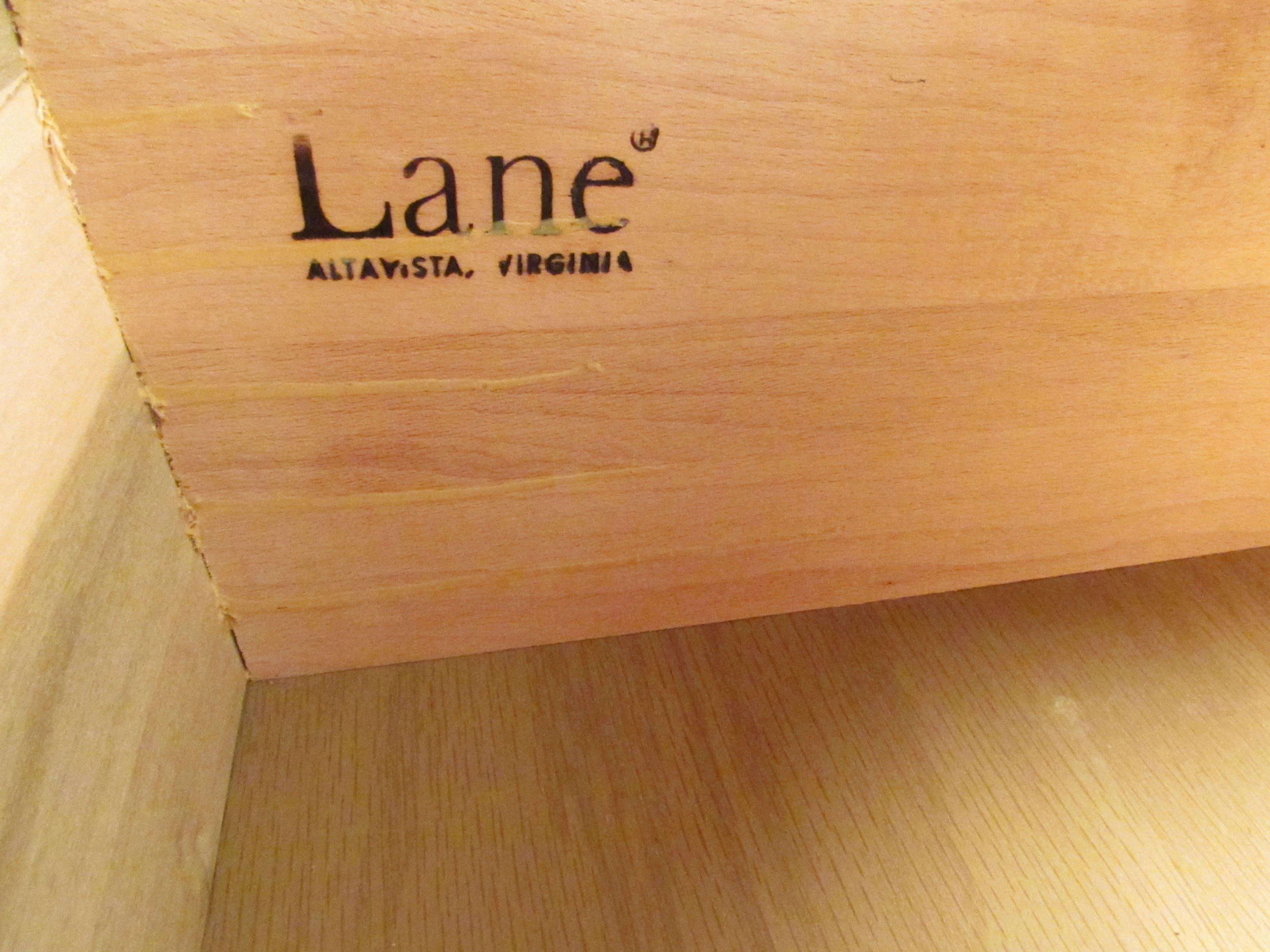 Oak Mid-Century Modern Brutalist Lane Dresser