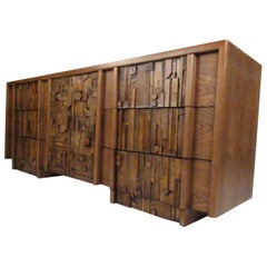 Mid-Century Modern Brutalist Lane Dresser