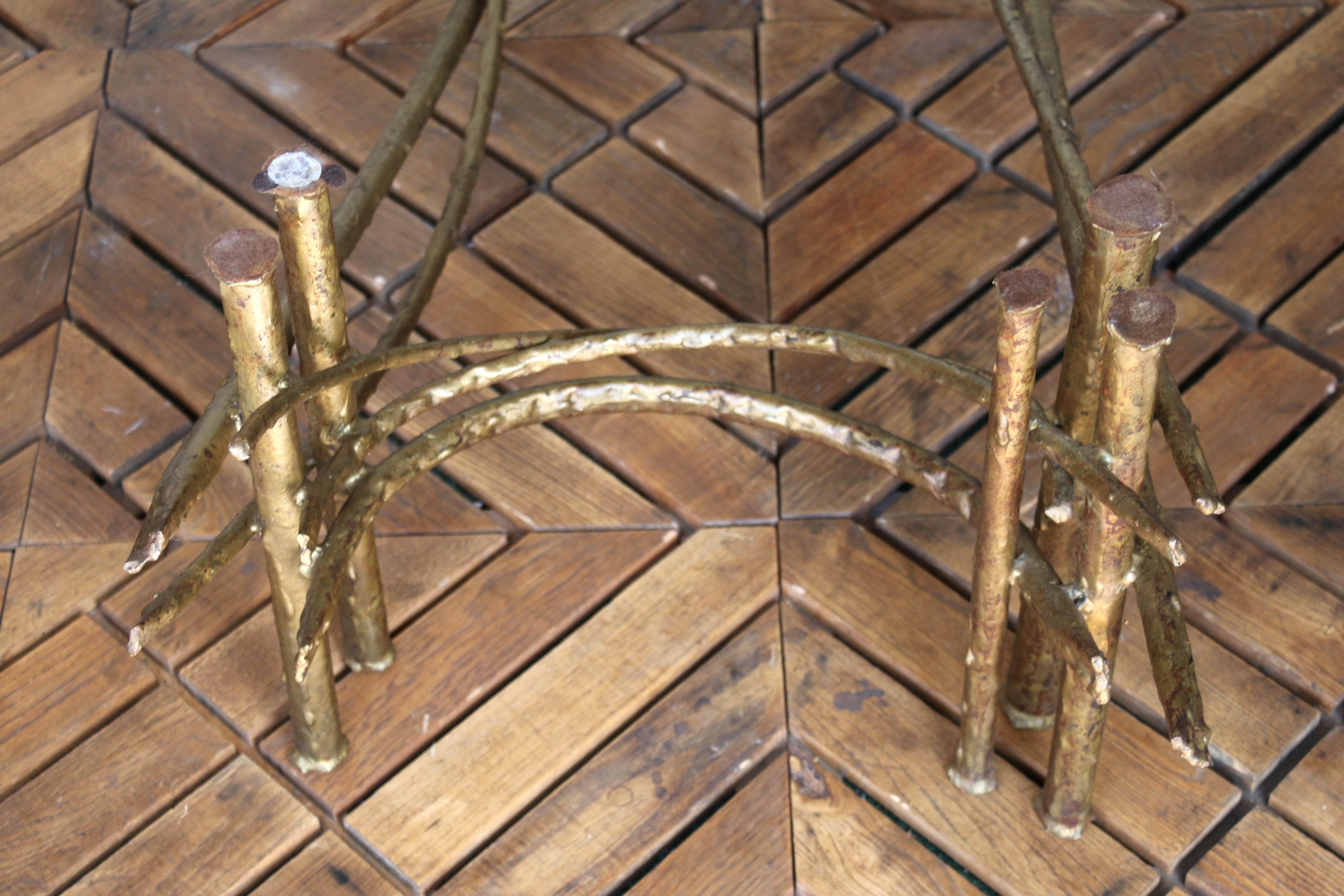Mid-Century Modern Brutalist Lotus Coffee Table, Circa 1960s For Sale 12
