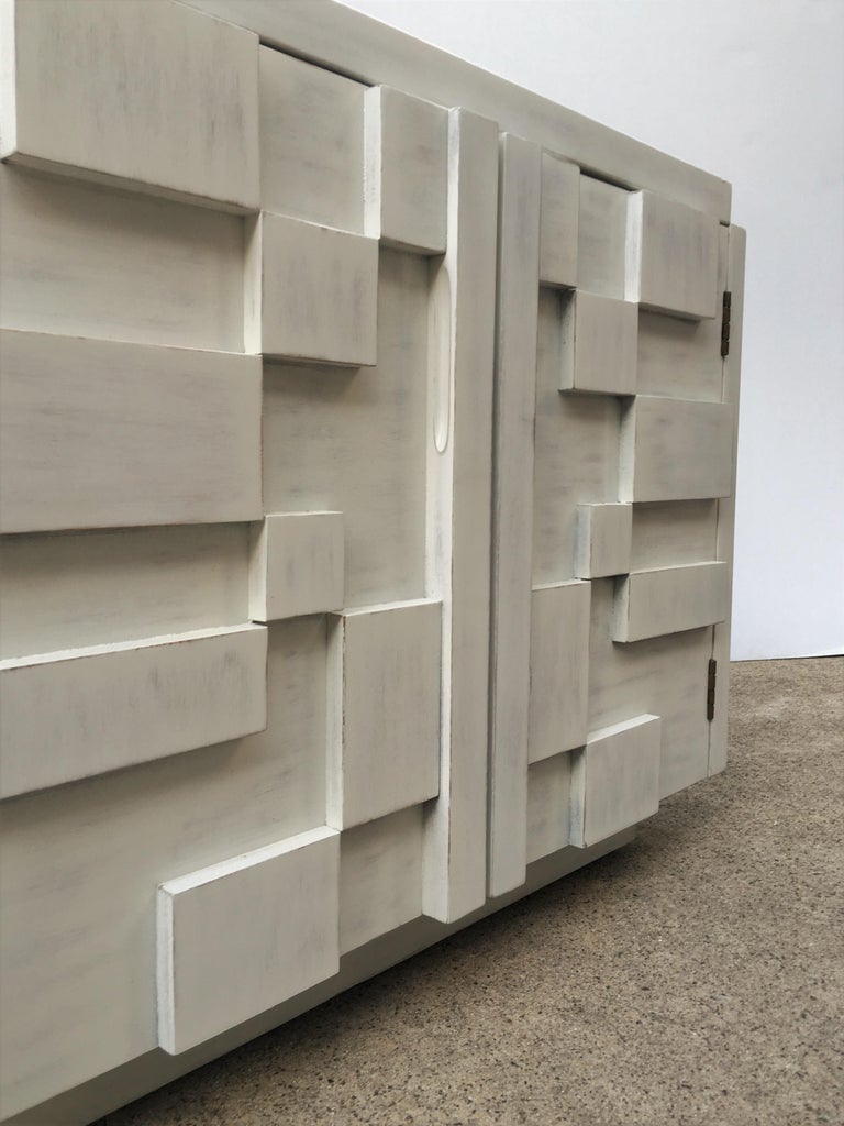 MidCentury Modern Brutalist Pair of Lane Nightstands at 1stDibs