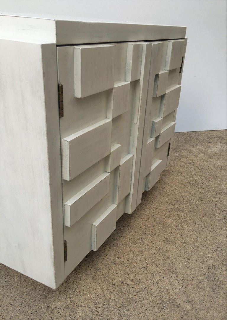 MidCentury Modern Brutalist Pair of Lane Nightstands at 1stDibs