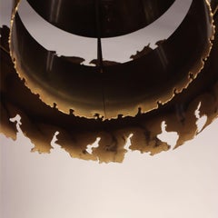 Mid-Century Modern Brutalist Pendant Light by Svend Aage Holm Sørensen, 1960’s