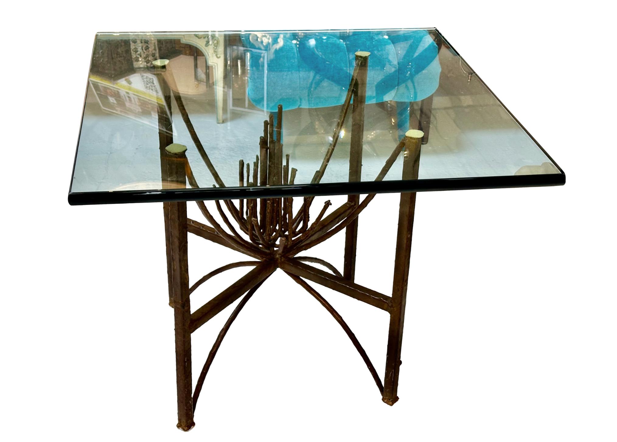 Mid Century Modern Brutalist Sculptural Table For Sale 2