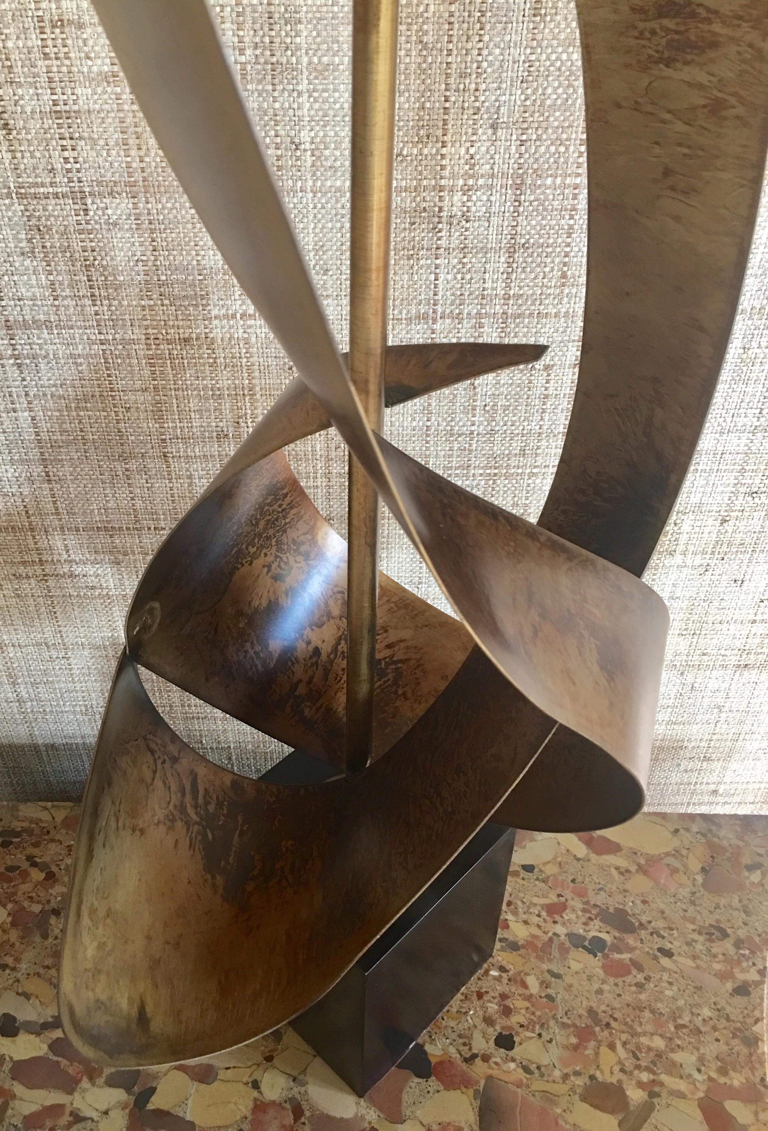 Mid-Century Modern Brutalist Sculptural Table Lamp by Richard Barr for Laurel 8