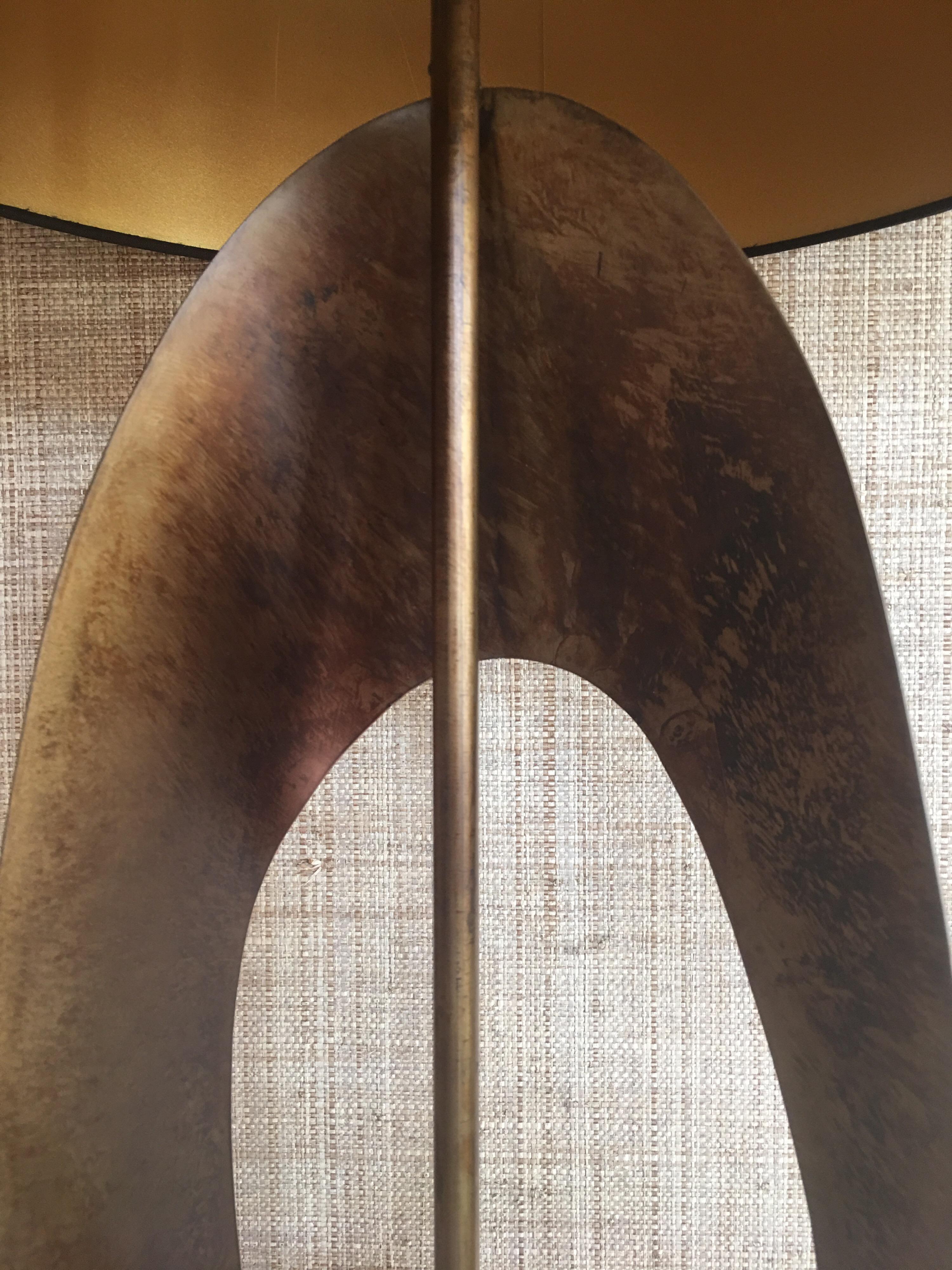 Mid-Century Modern Brutalist Sculptural Table Lamp by Richard Barr for Laurel 2