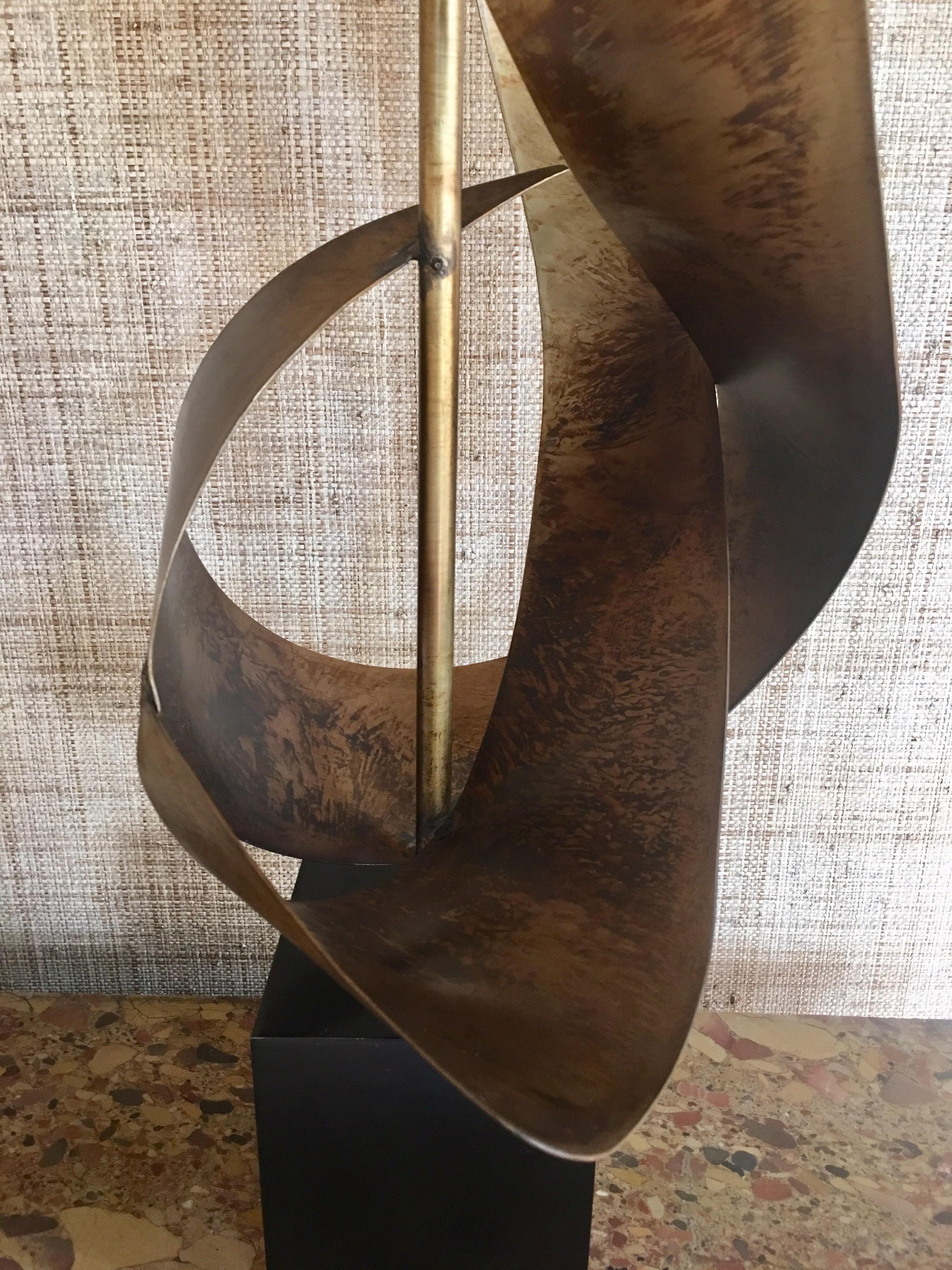 Mid-Century Modern Brutalist Sculptural Table Lamp by Richard Barr for Laurel 4