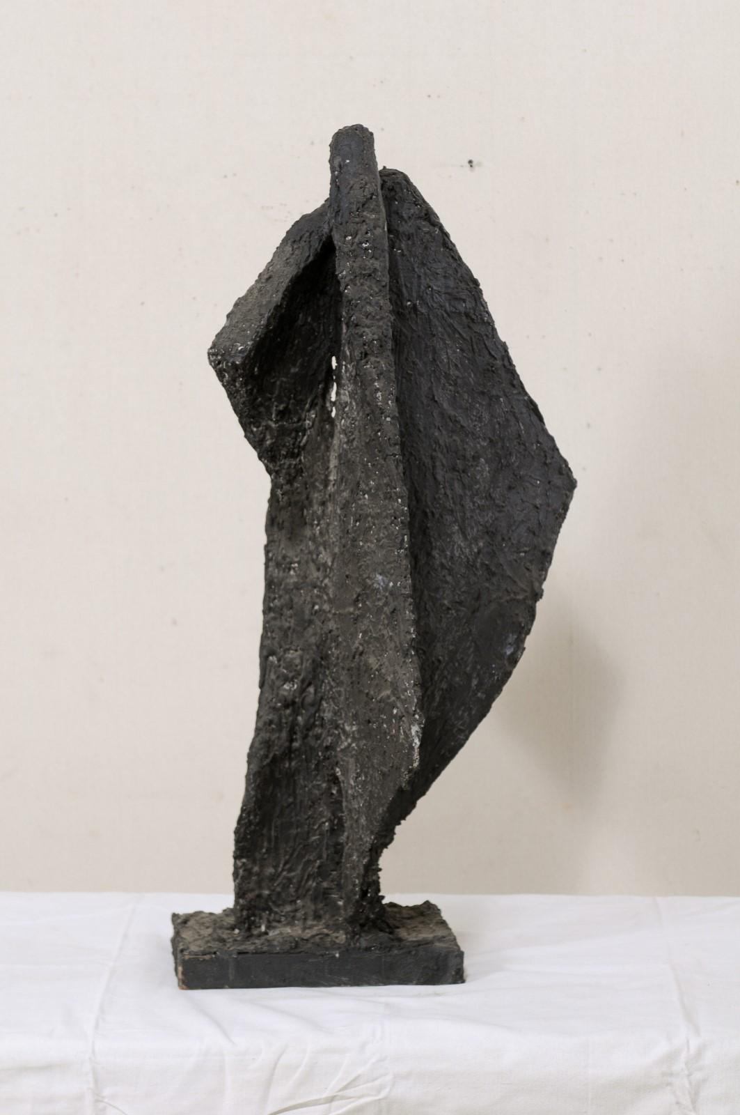 Metal Mid-Century Modern Brutalist Sculpture