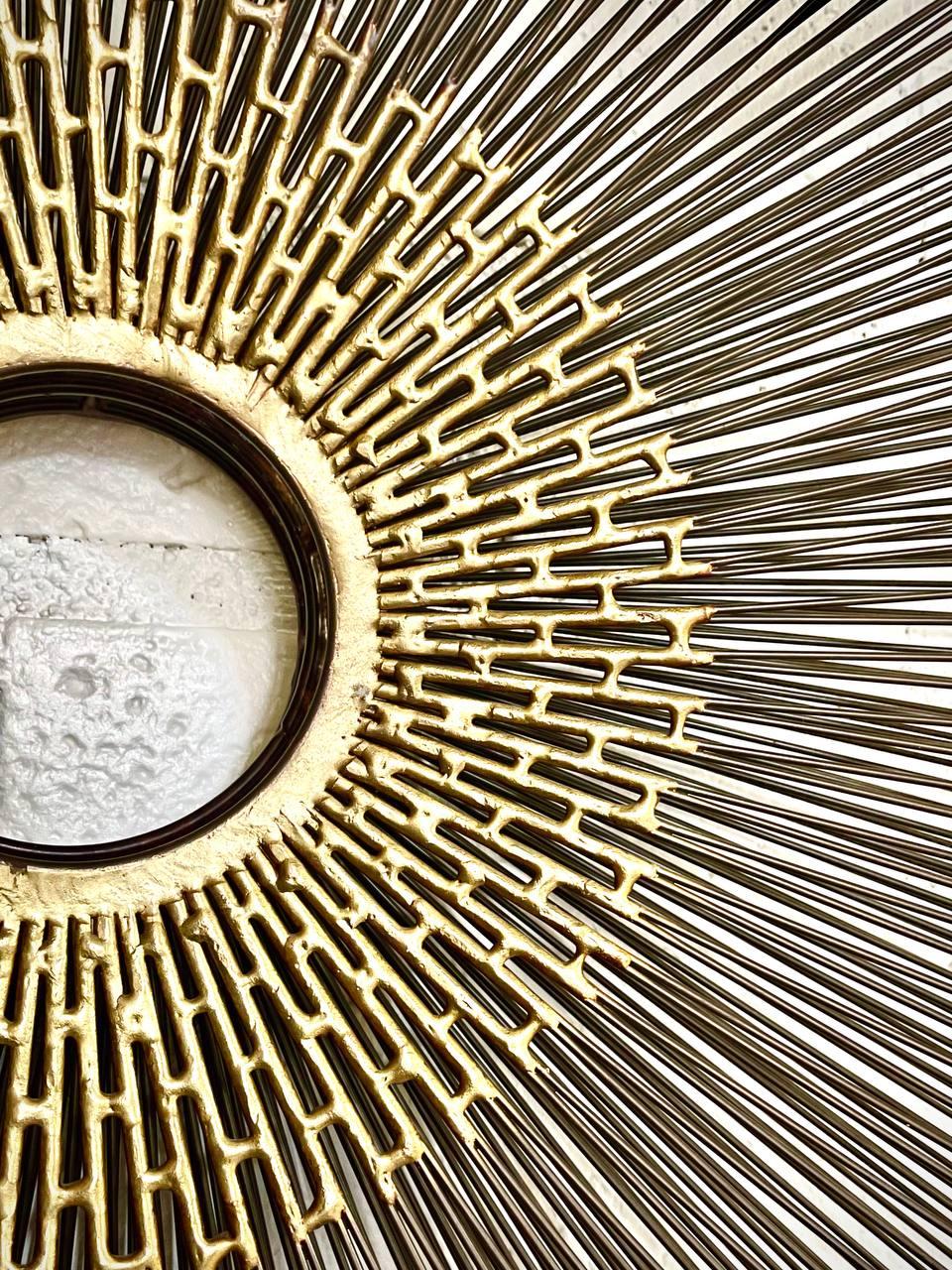 Brutalistische Mid-Century-Modern-Wandskulptur mit Sonnenschliff von William Friedle im Zustand „Gut“ im Angebot in Los Angeles, CA