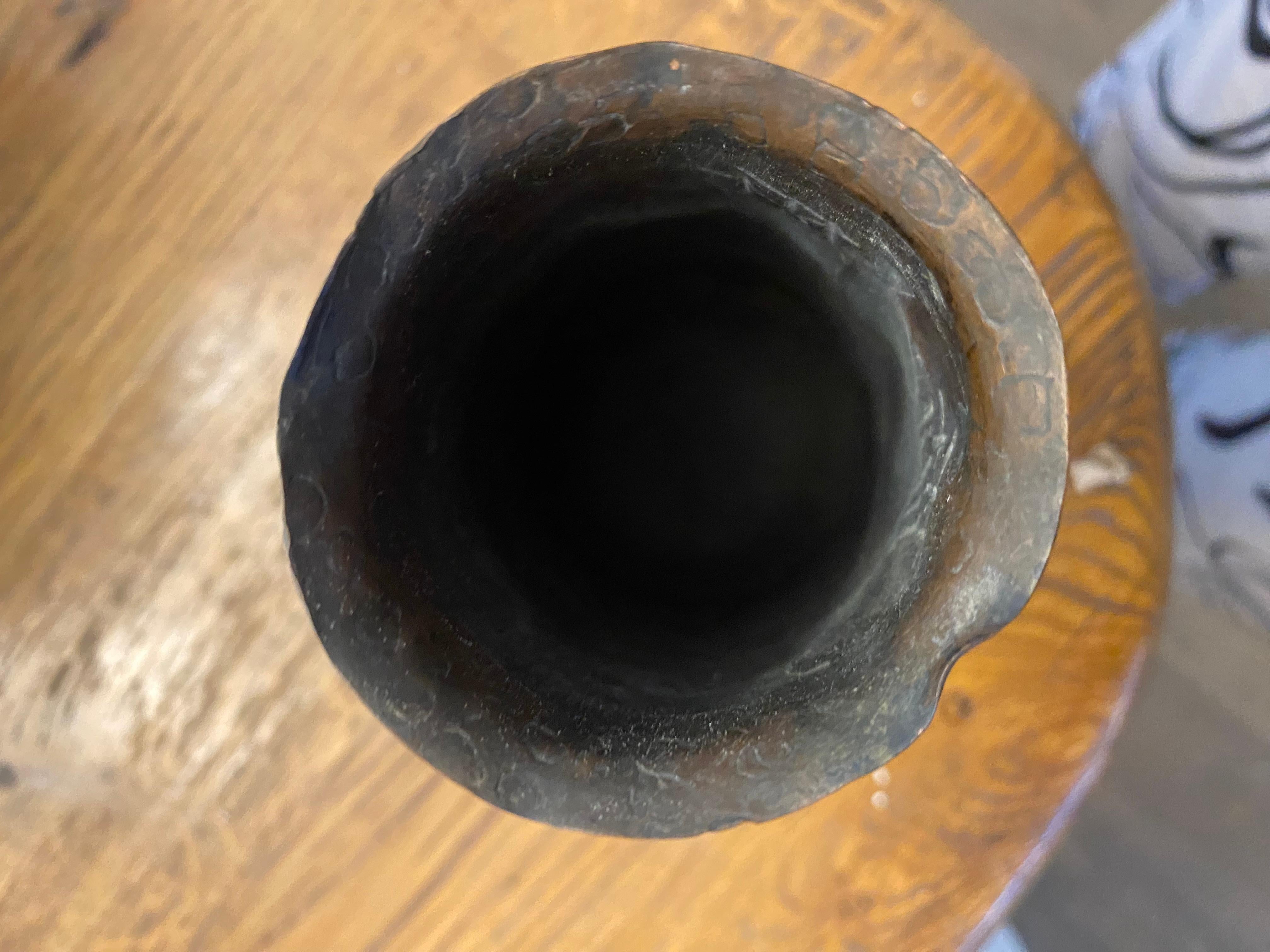 Moderne brutalistische Vase aus der Mitte des Jahrhunderts von Angelo Bragalini im Zustand „Gut“ im Angebot in Waddinxveen, ZH