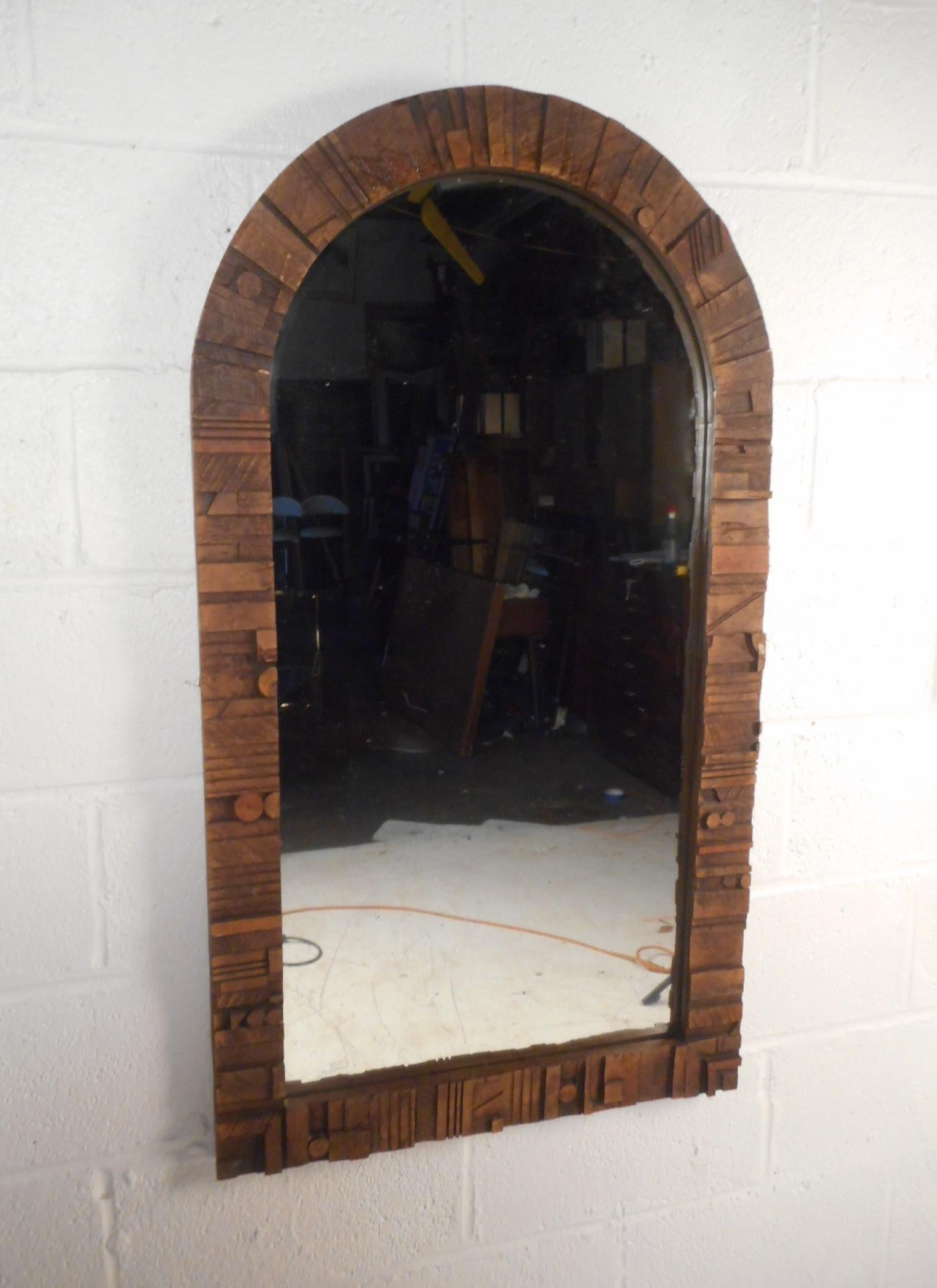 brutalist mirror