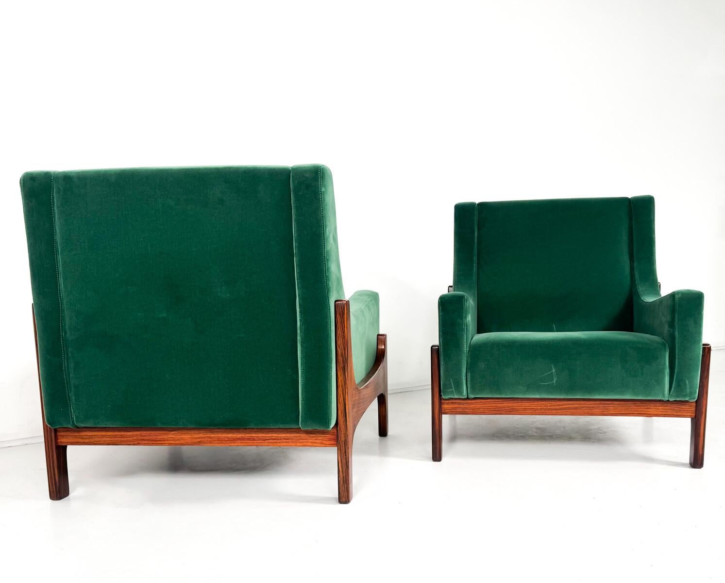 20th Century Pair of Mid-Century Italian Armchairs, 1960s For Sale