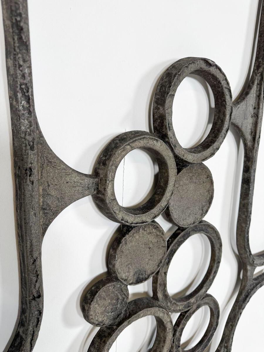 Mid-20th Century Mid-Century Modern Brutalist Wall-Mounted Sculpture, 1960s For Sale
