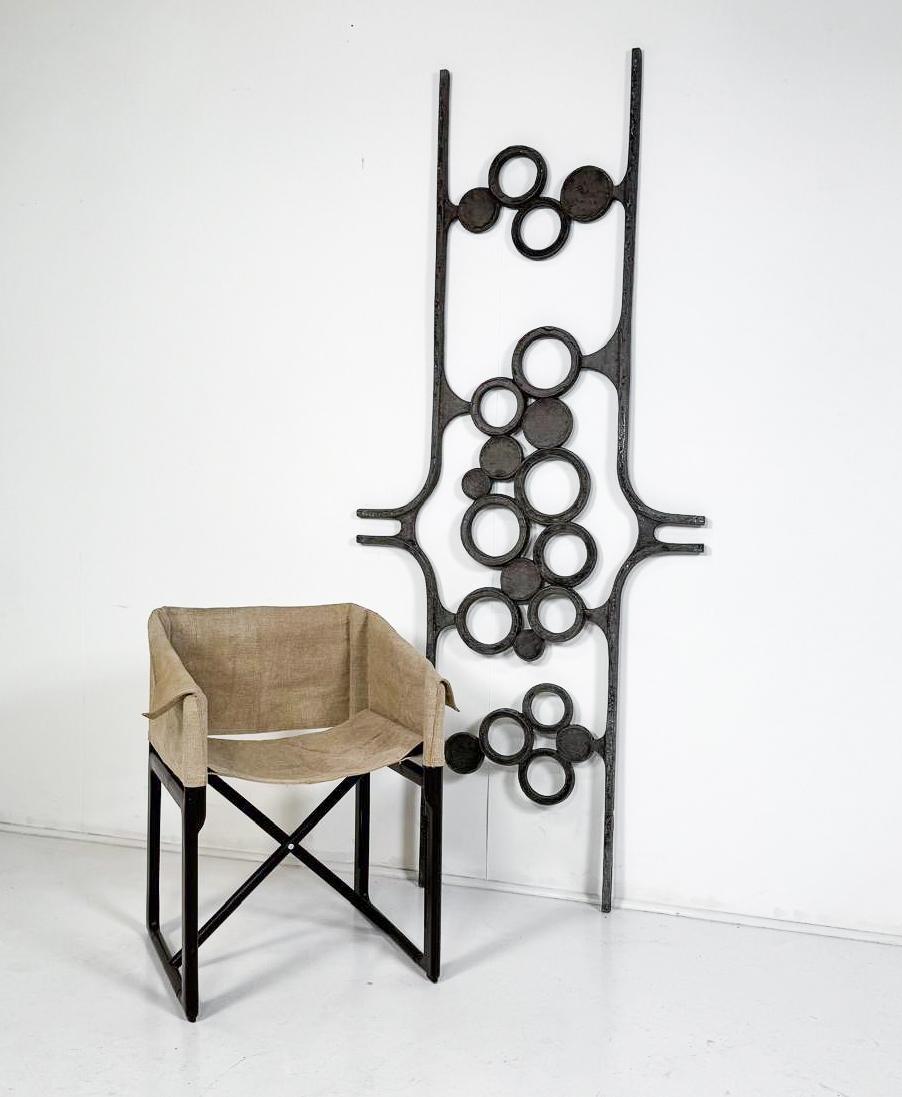 Mid-Century Modern Brutalist Wall-Mounted Sculpture, 1960s For Sale 1