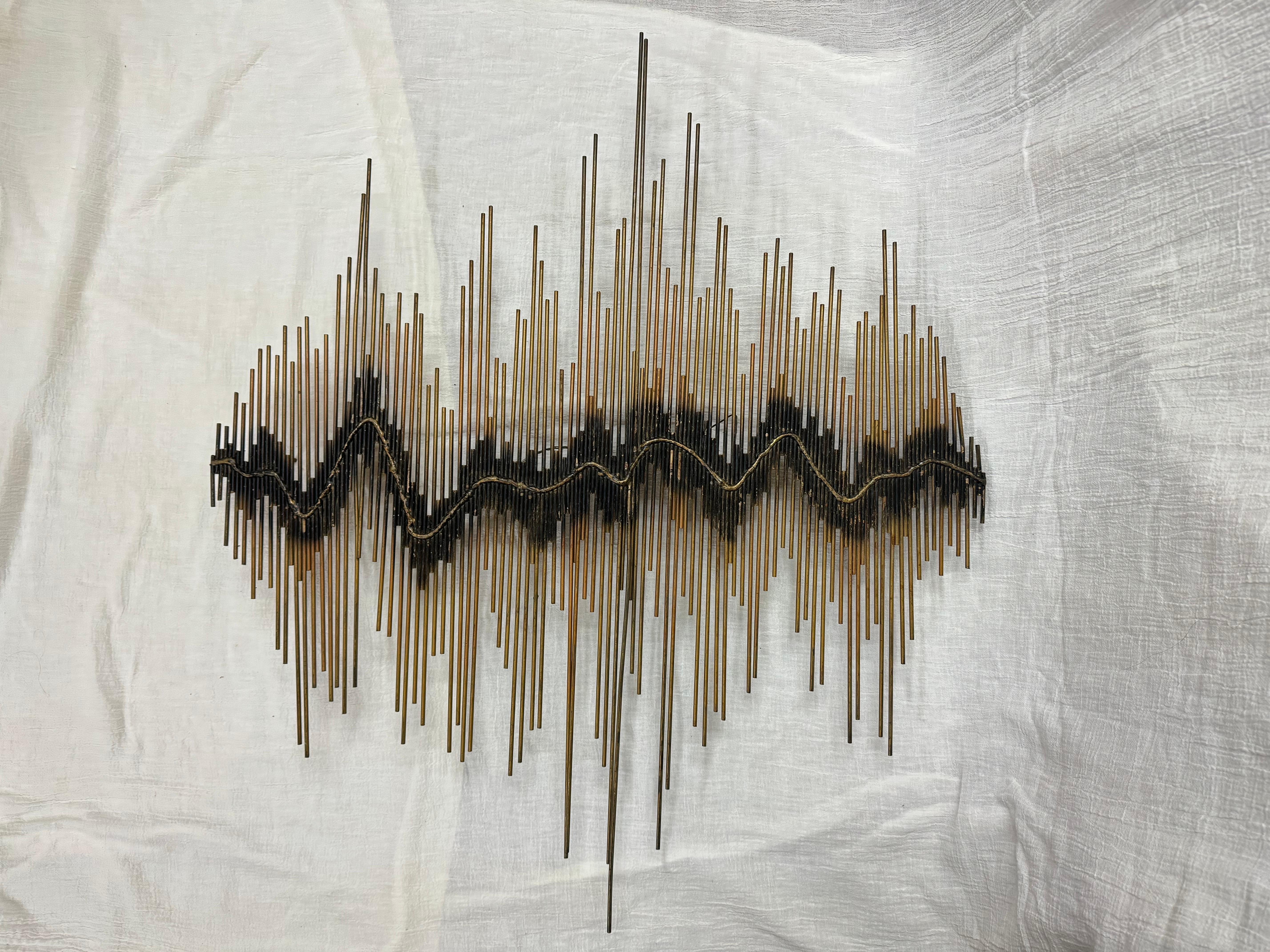 Mid Century Modern Brutalist Wall Sculpture im Angebot 7