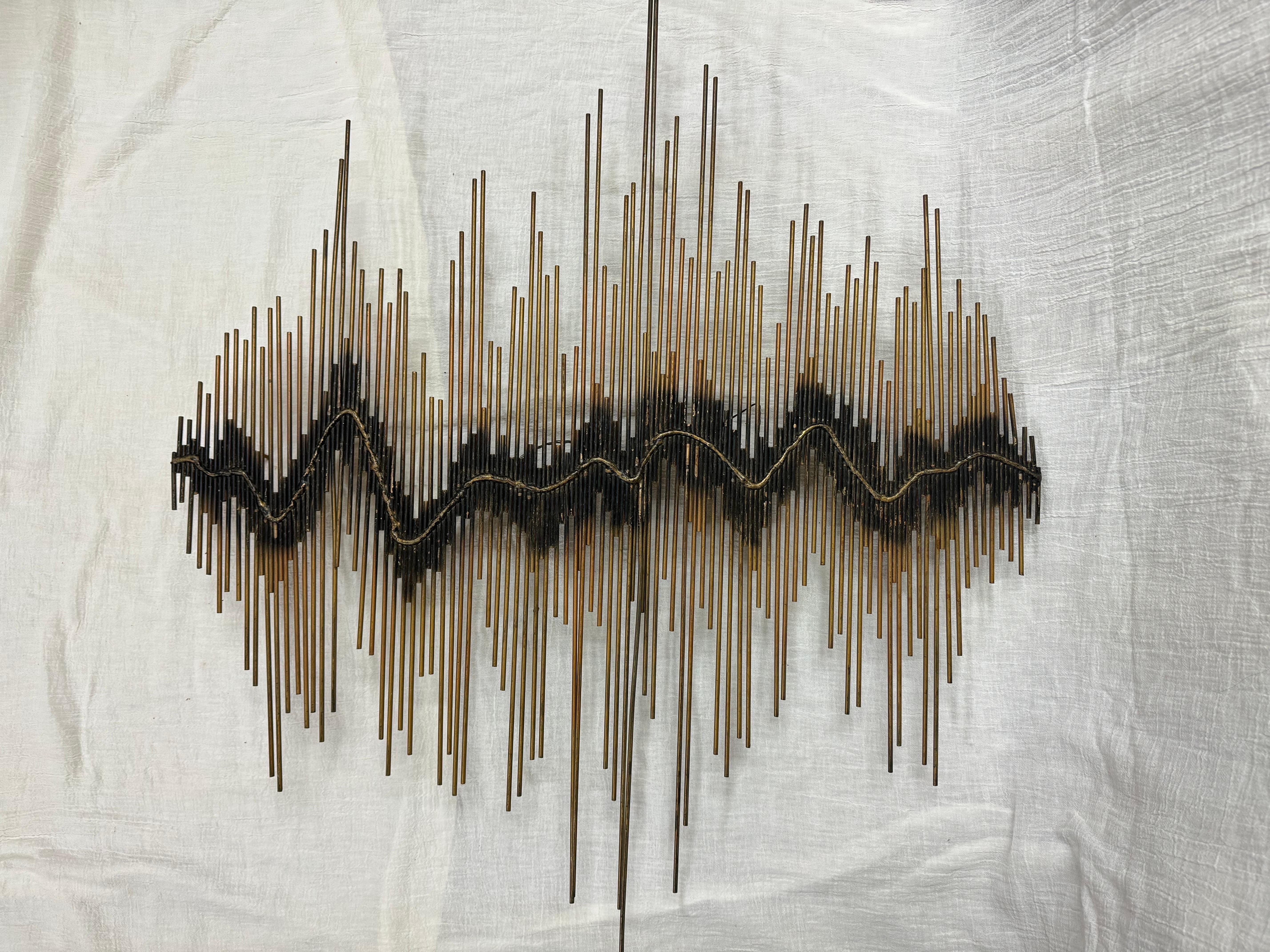 Mid Century Modern Brutalist Wall Sculpture (Brutalismus) im Angebot