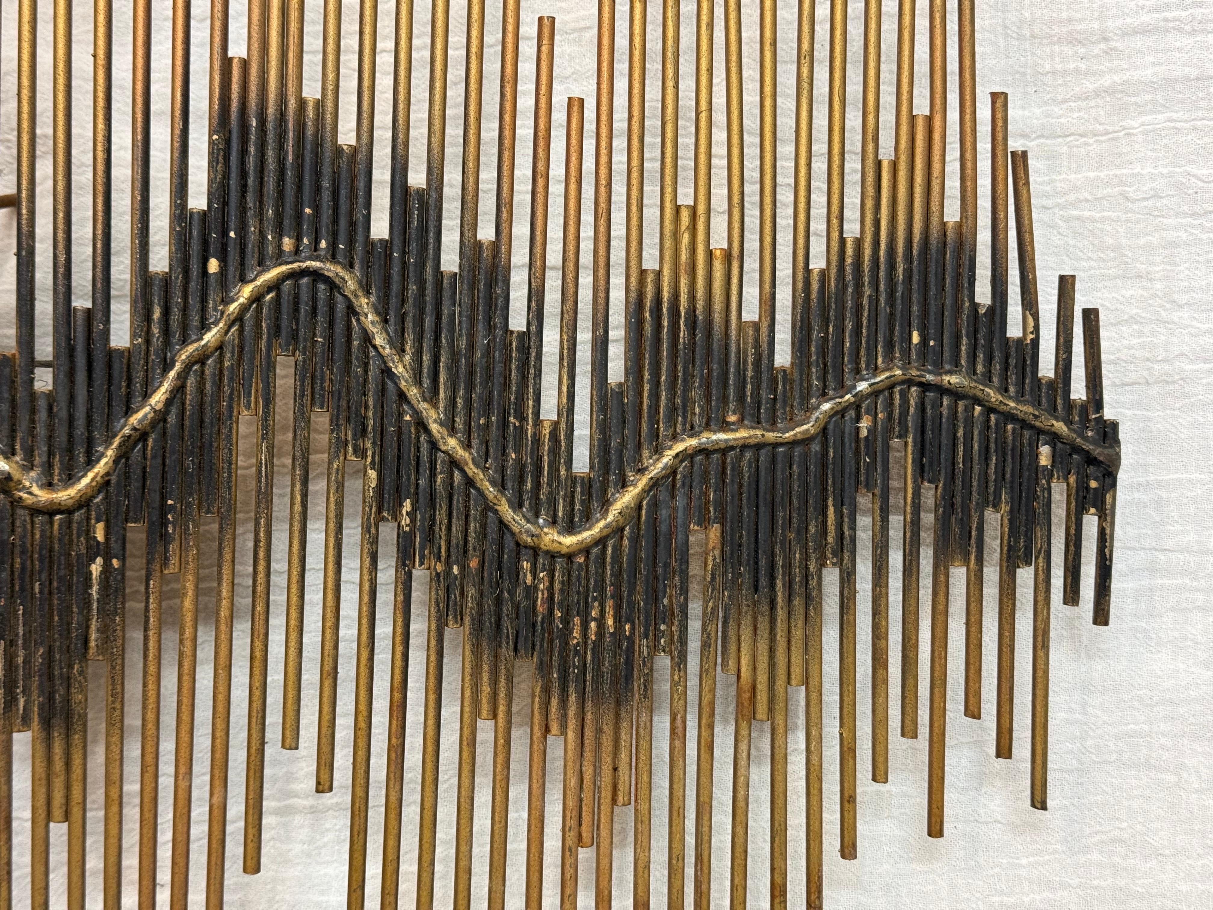 Mid Century Modern Brutalist Wall Sculpture im Angebot 1