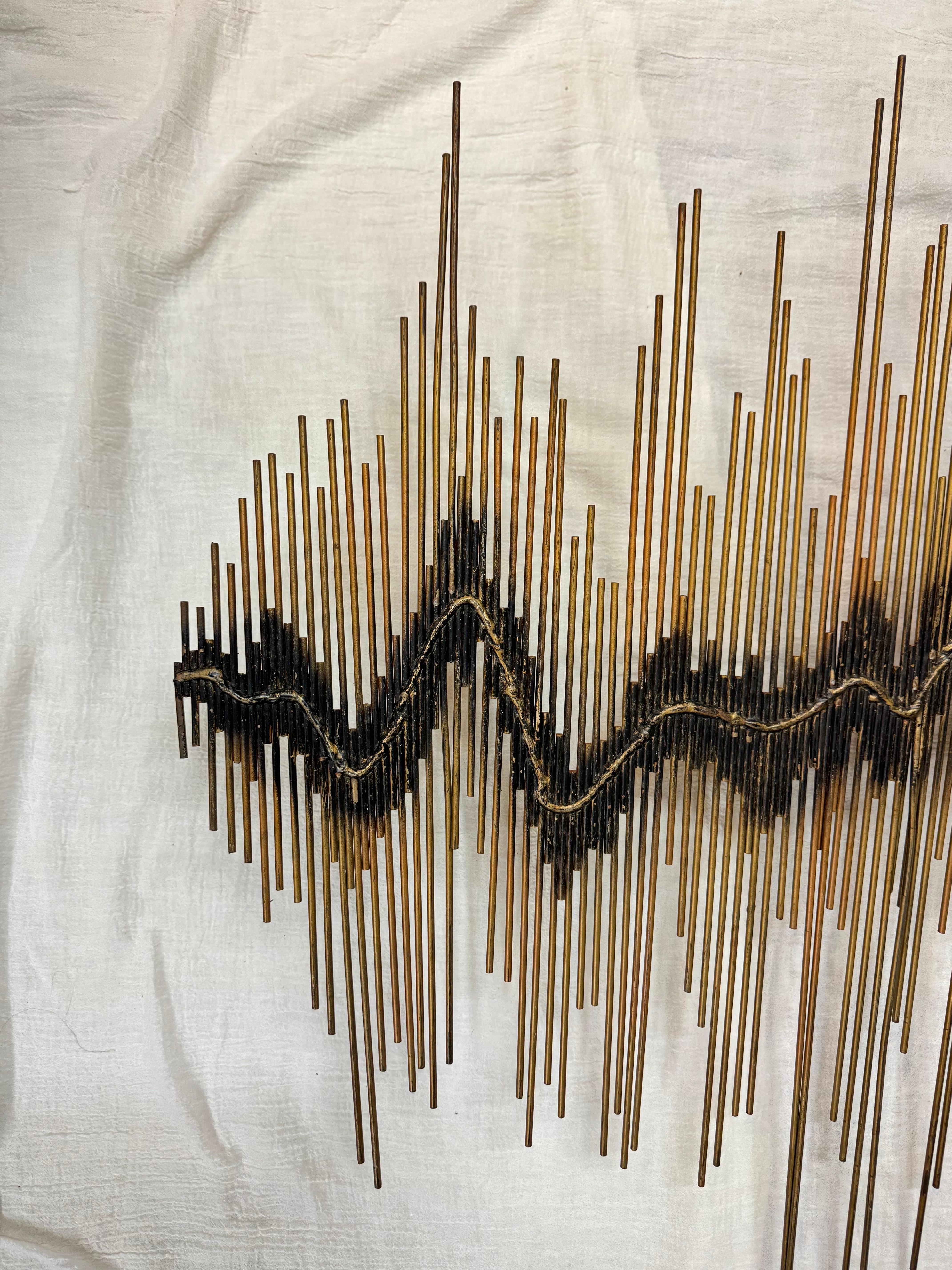 Mid Century Modern Brutalist Wall Sculpture im Angebot 2