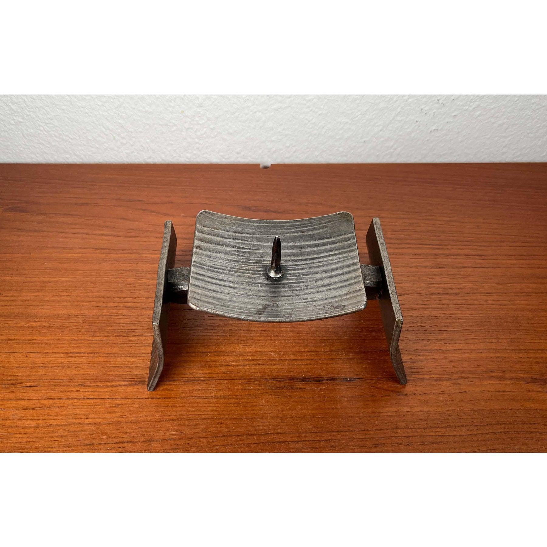 Candelabro Brutalista de Hierro Forjado Moderno de Mitad de Siglo, Años 60 en venta 7