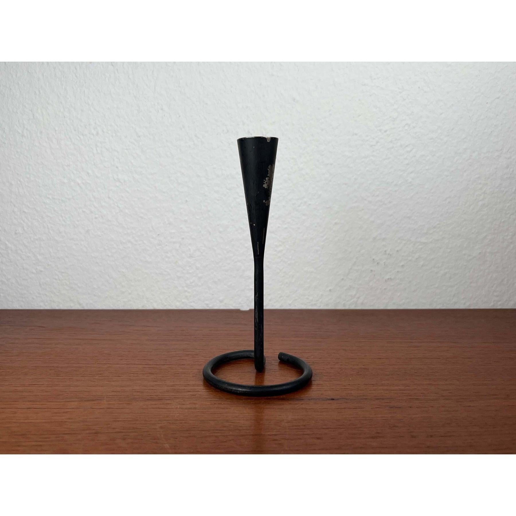Candelabro Brutalista de Hierro Forjado Moderno de Mitad de Siglo, Años 60 en venta 2
