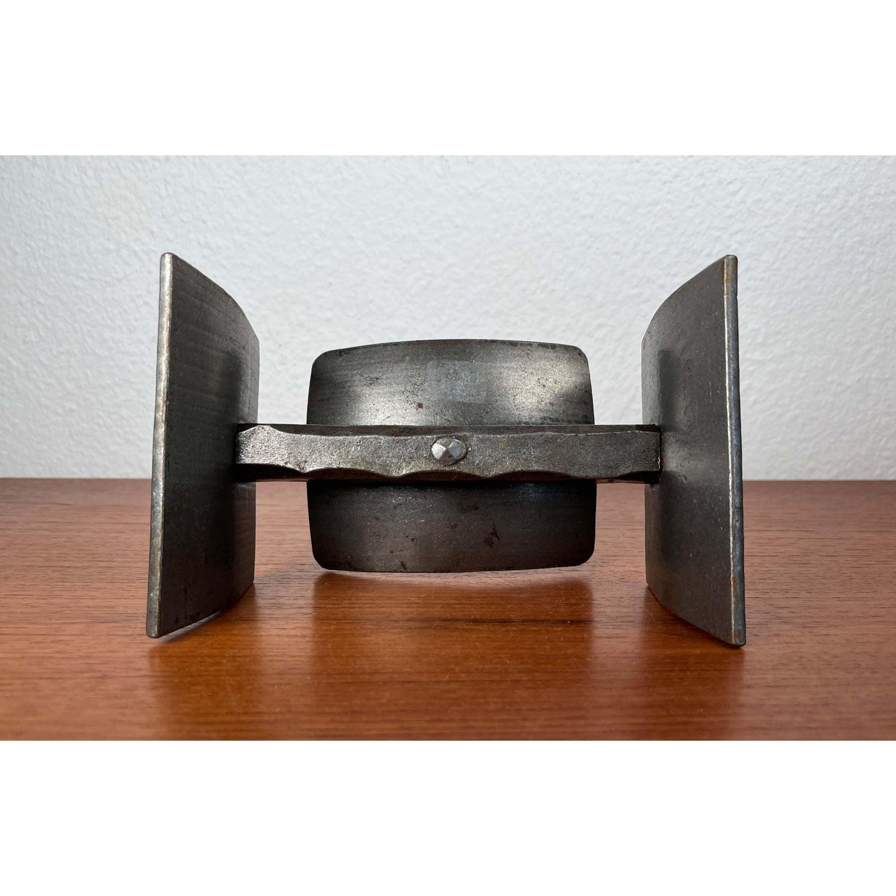 Candelabro Brutalista de Hierro Forjado Moderno de Mitad de Siglo, Años 60 en venta 4