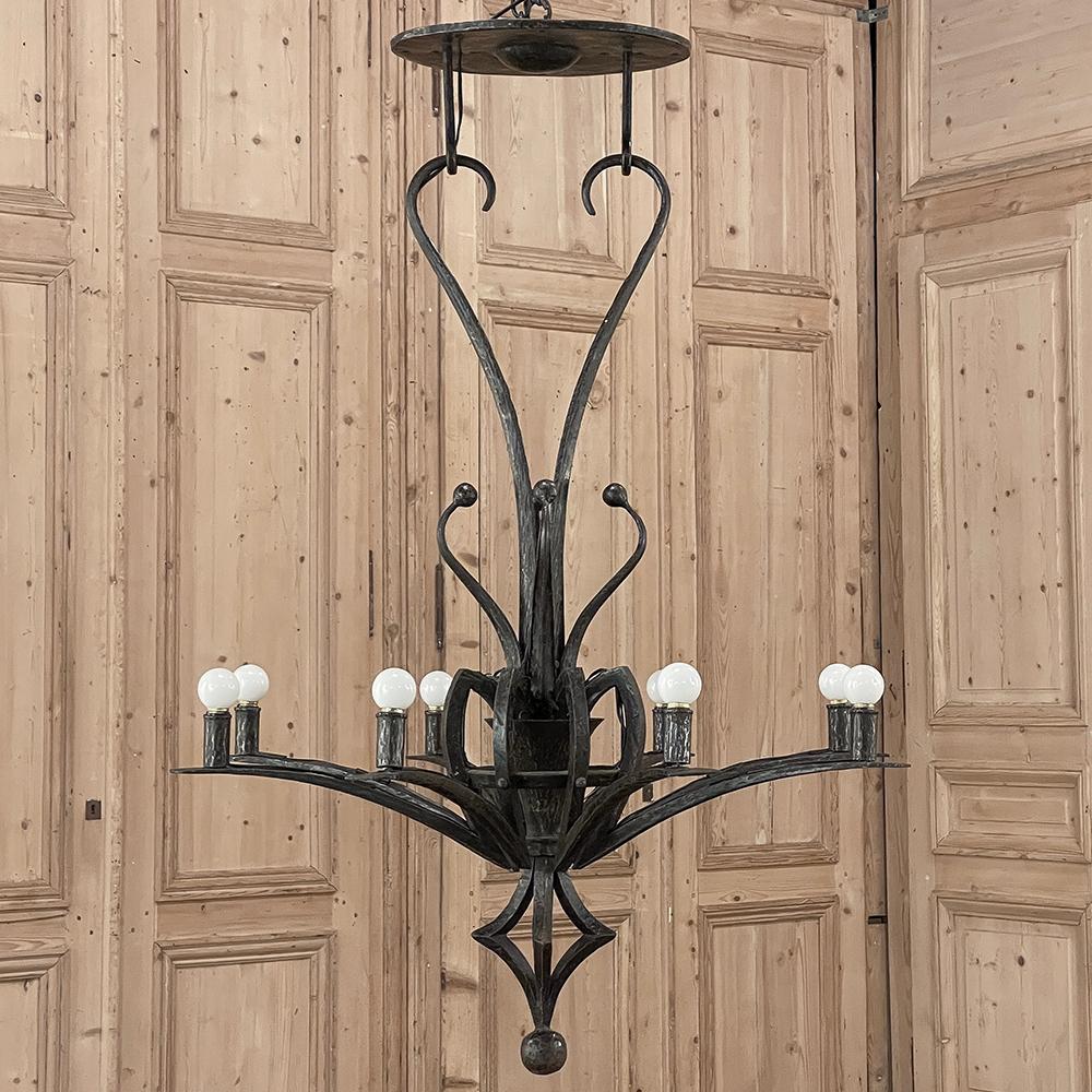 wrought iron chandelier modern