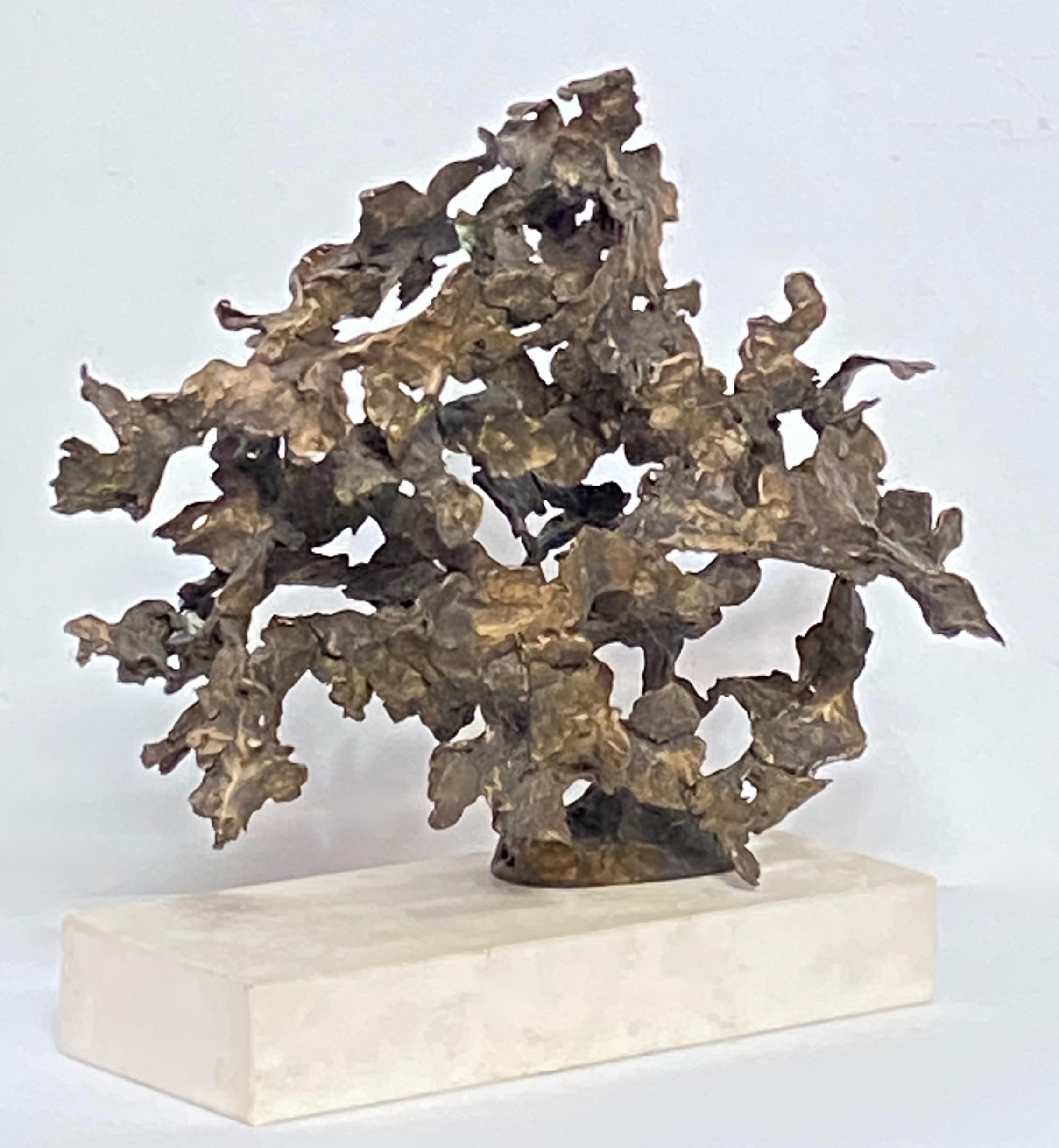 Mid Century Modern Brutalists Bronze Abstract Sculpture by Emma De Sigaldi In Good Condition For Sale In San Francisco, CA