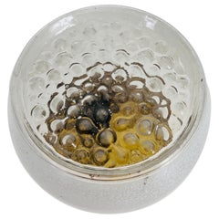 Lampada da incasso in vetro a bolle di VEB, Germania dell'Est, 1960