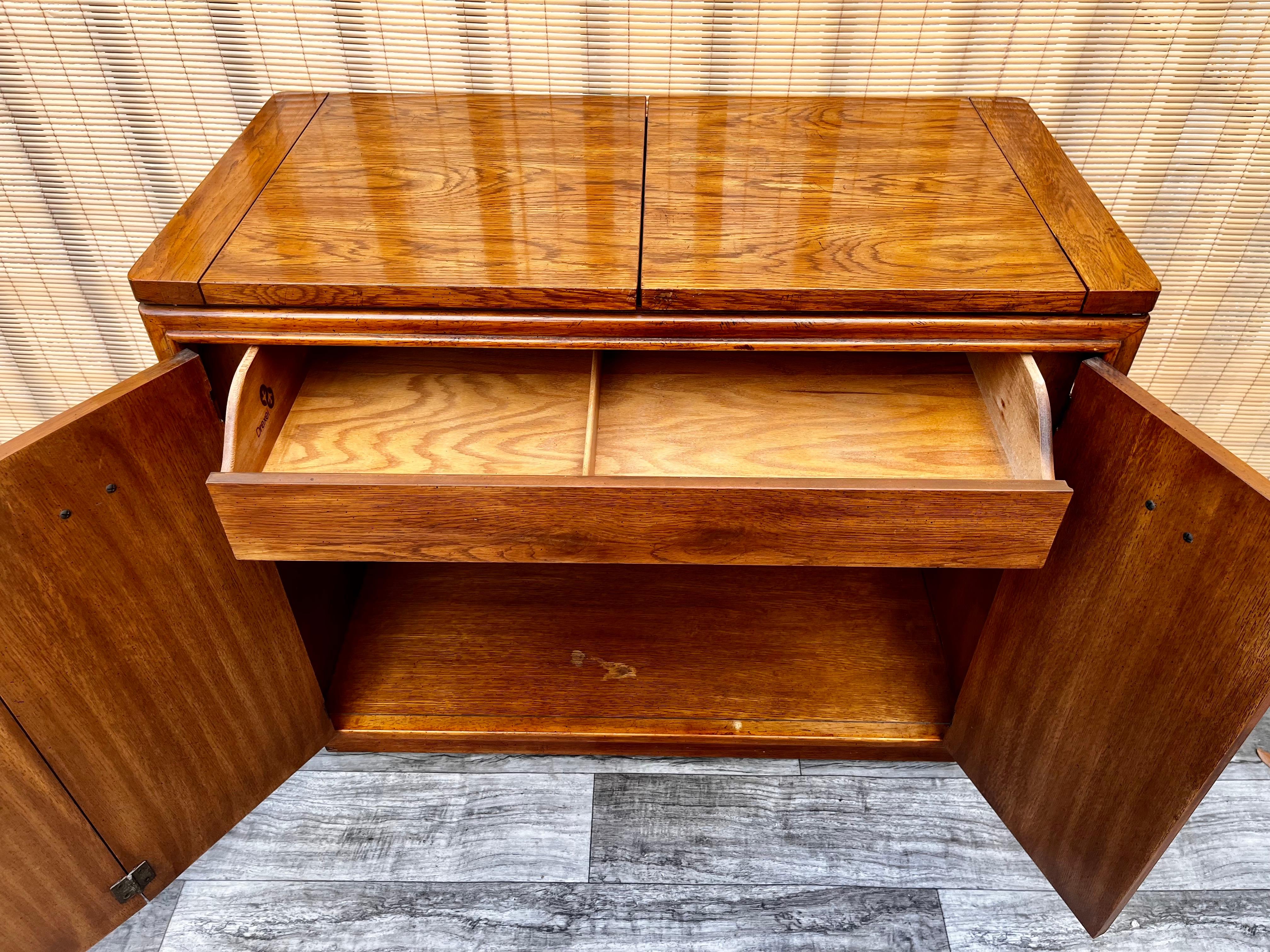 Mid-Century Modern Buffet / Dry Bar / Server by Drexel Furniture, circa 1960s For Sale 7