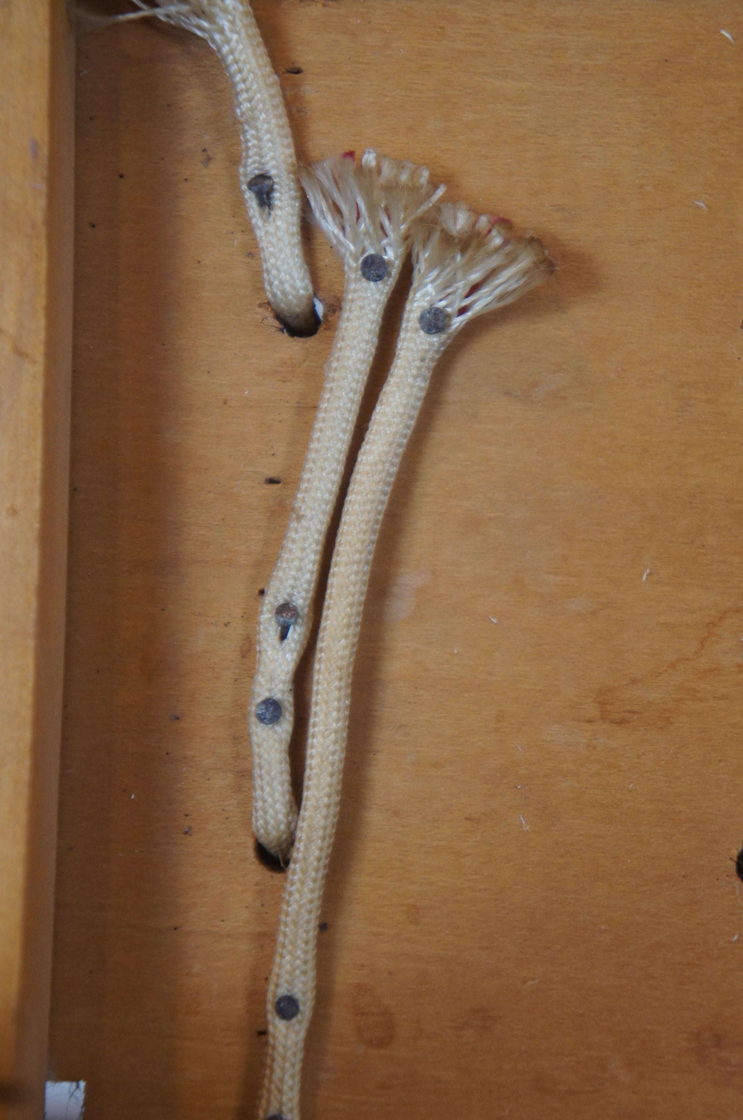 Mid-Century Modern Built Rite Maple and Rope Pipe Magazine Newspaper ...
