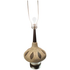 Mid-Century Modern Bulbous Table Lamp, Modern