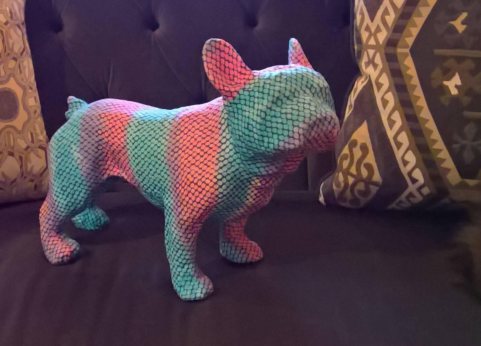 German Mid-Century Modern Bulldog Sculpture