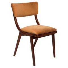 Chaise The Moderns Bumerang, velours Brown Beige, Pologne, années 1960