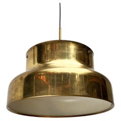 Mid-Century Modern Bumling Brass Pendant Lamp Anders Pehrson Ateljé Lyktan 1960s