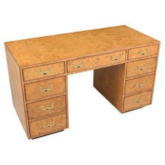 Mid-Century Campaign Executive Desk