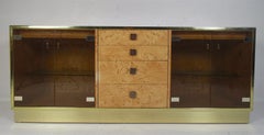 Mid-Century Modern Burl Credenza by Founders