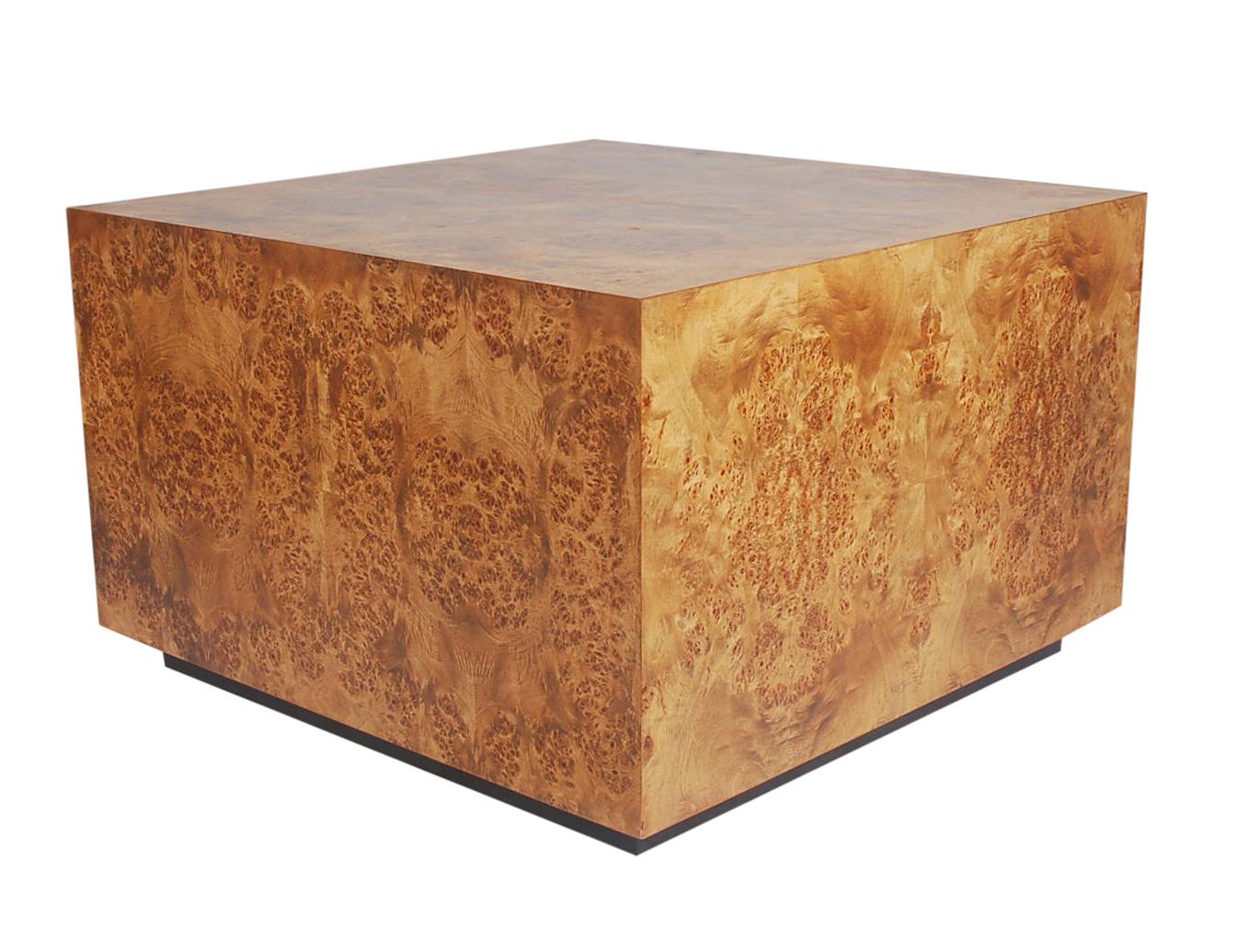 wood cube coffee table