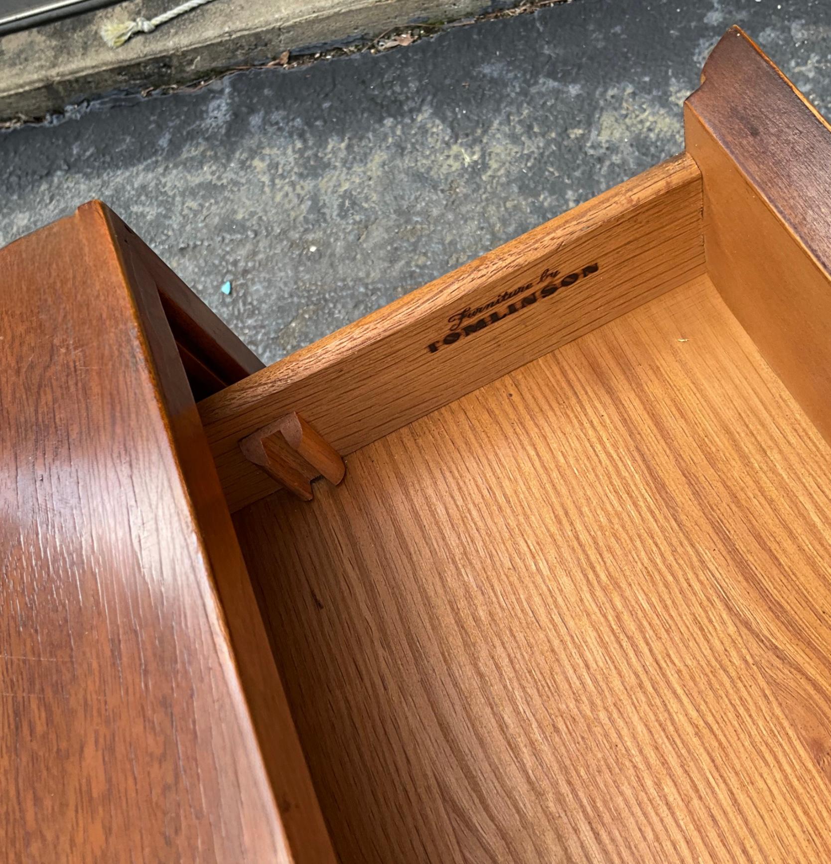 Mid-Century Modern-Anrichte / Sideboard aus Wurzelholz und Nussbaumholz von Tomlinson Furniture (Walnuss)