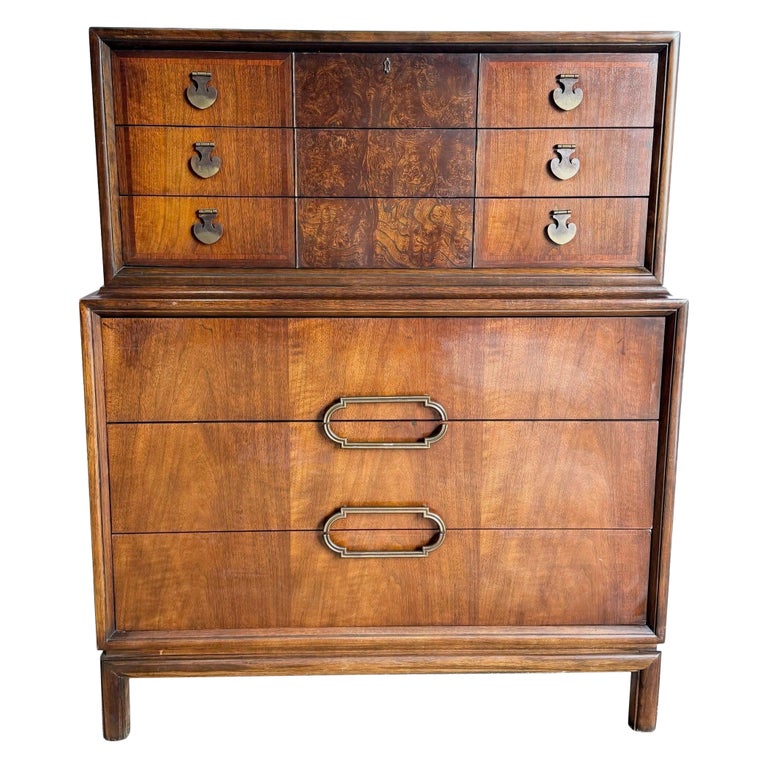 antique highboy dresser Early American Antique Highboy High Chest on Chest Dresser Philadelphia Walnut