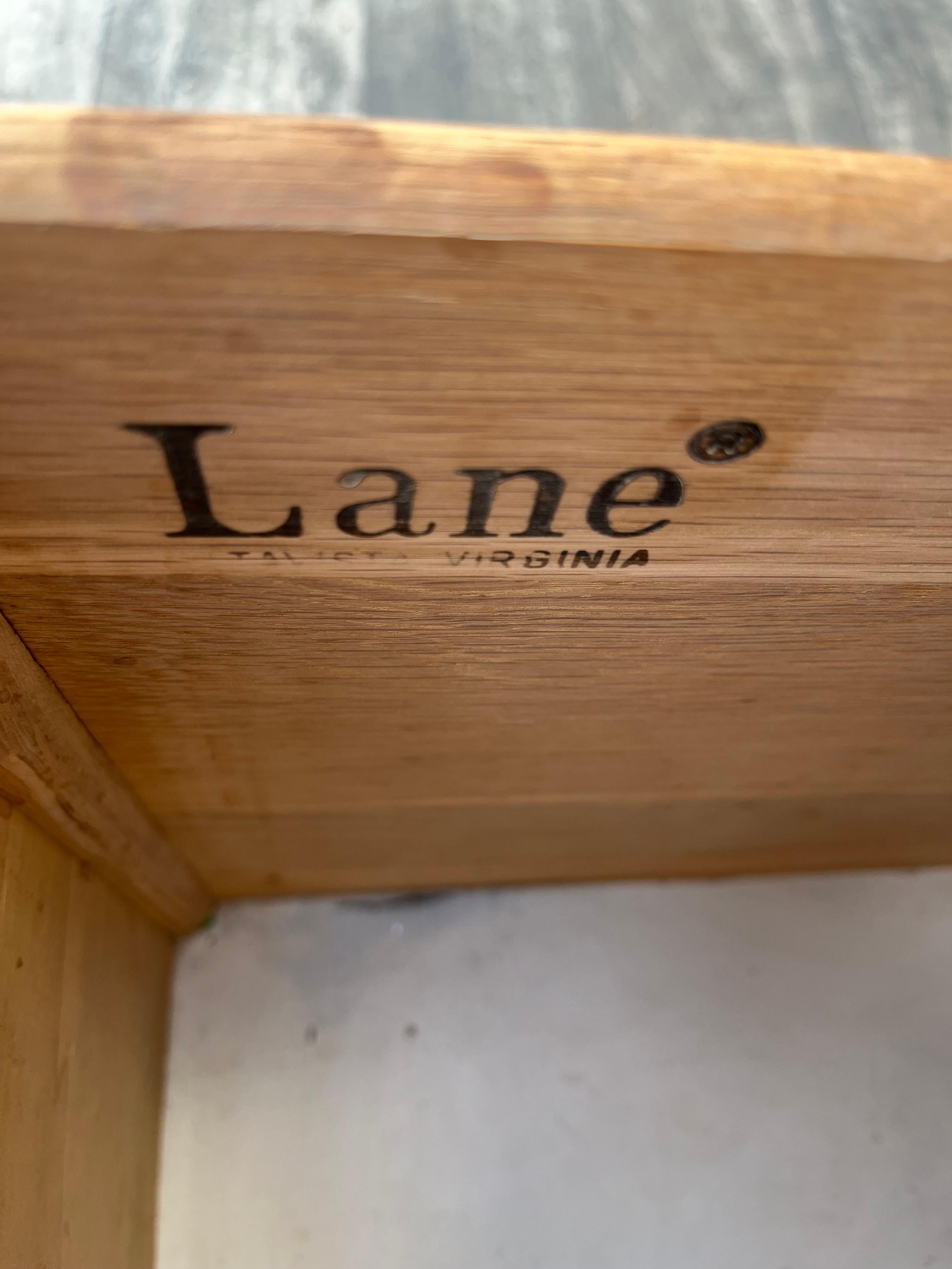 Mid-Century Modern Burl Wood Nightstand by Lane Altavista. Circa 1970s. 14