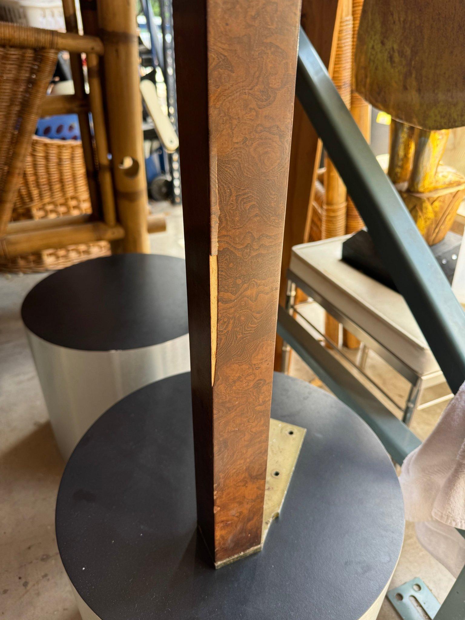 Table de salle à manger extensible Parsons en bois de ronce de style moderne du milieu du siècle par Lane en vente 4