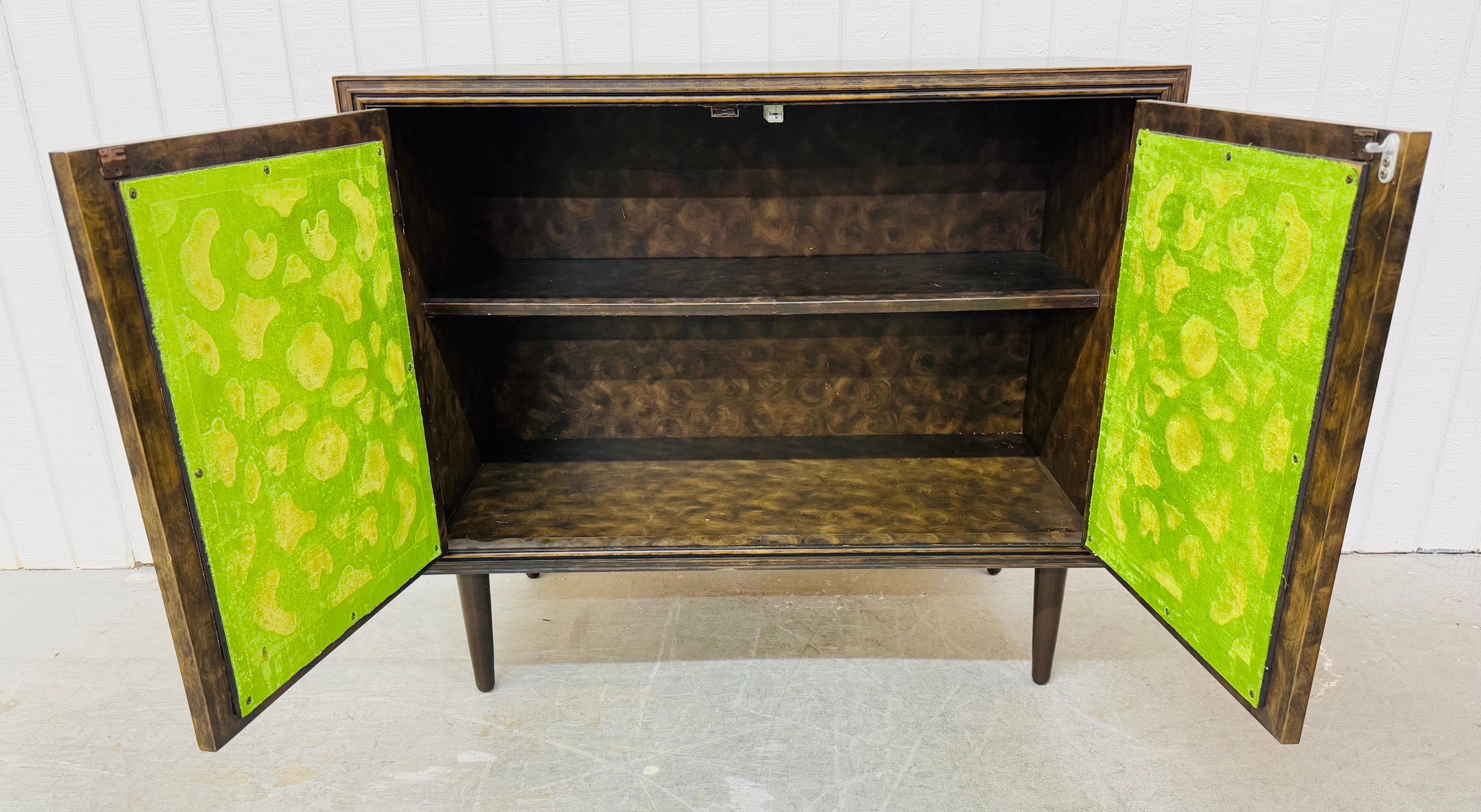 Moderne Aufbewahrungsschränke aus Wurzelholz aus der Mitte des Jahrhunderts – 2er-Set (Holz) im Angebot