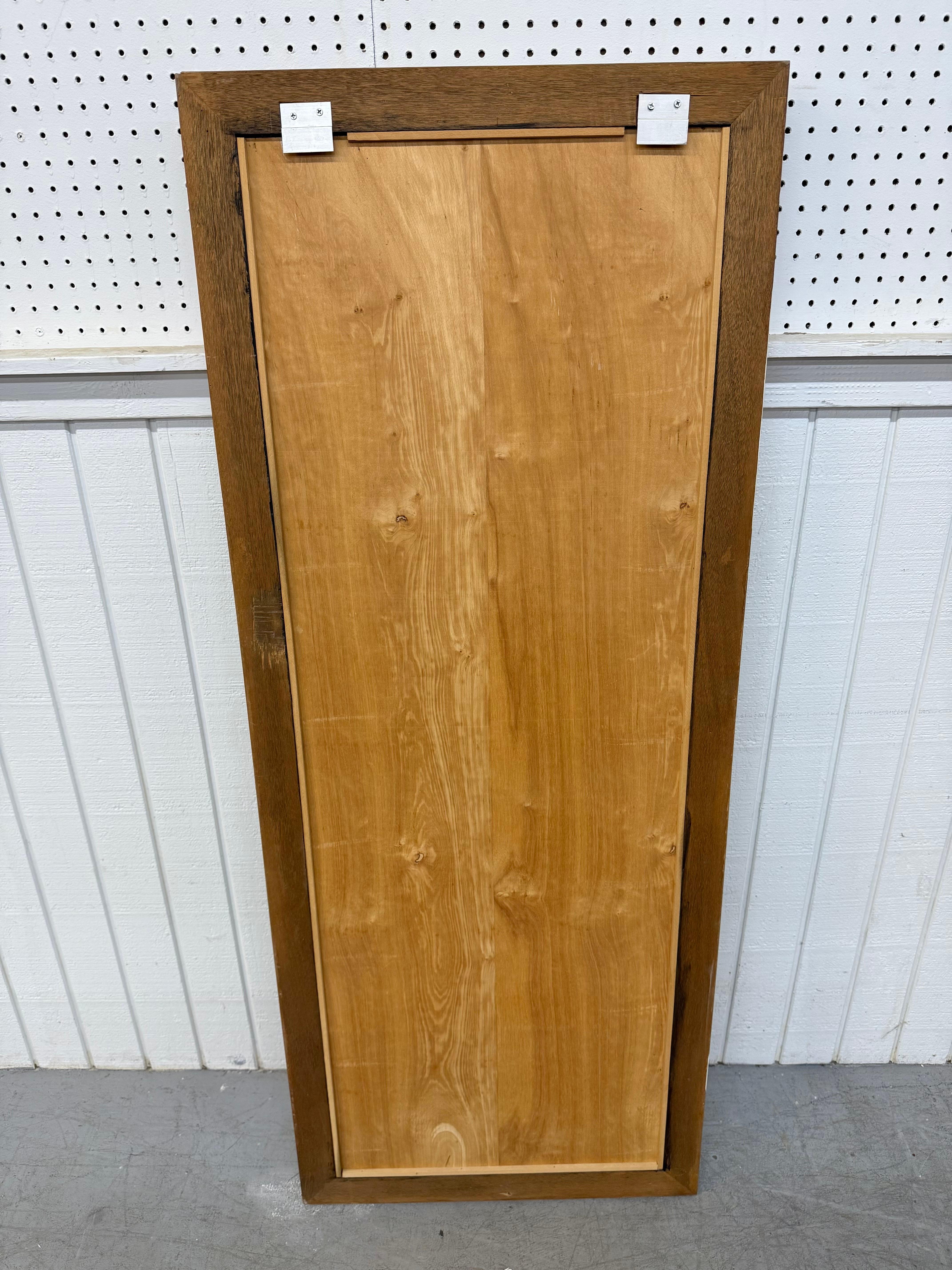 XX secolo Specchio da parete in Wood moderno di metà secolo in vendita