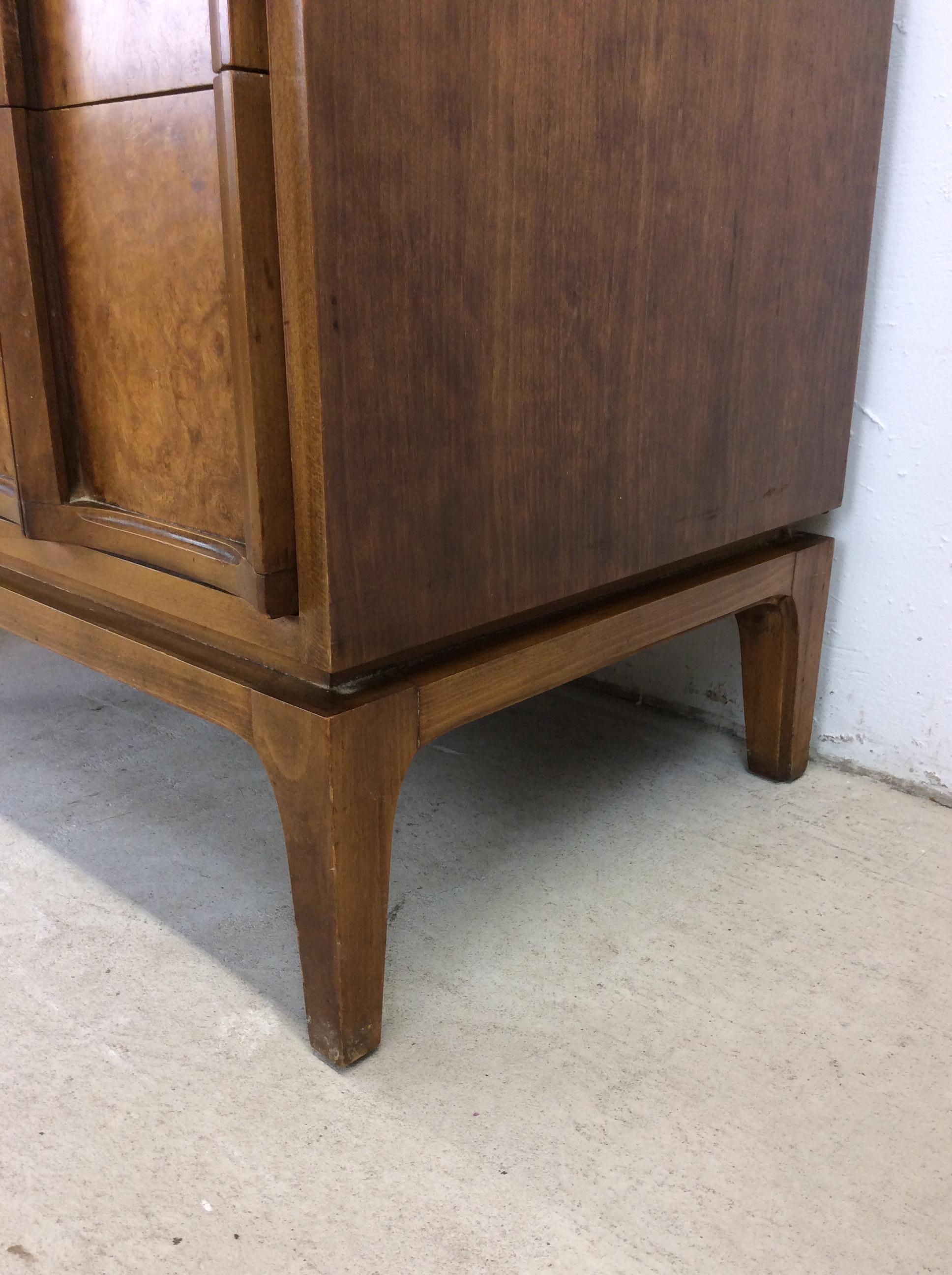 Mid Century Modern Burlwood Nightstands by Thomaville - A Pair 1