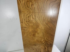 Mid-Century Modern Burlwood Pedestal attributed to Milo Baughman C1970