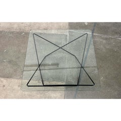 Mid-Century Modern Butterfly Style Glass Table, 1960s